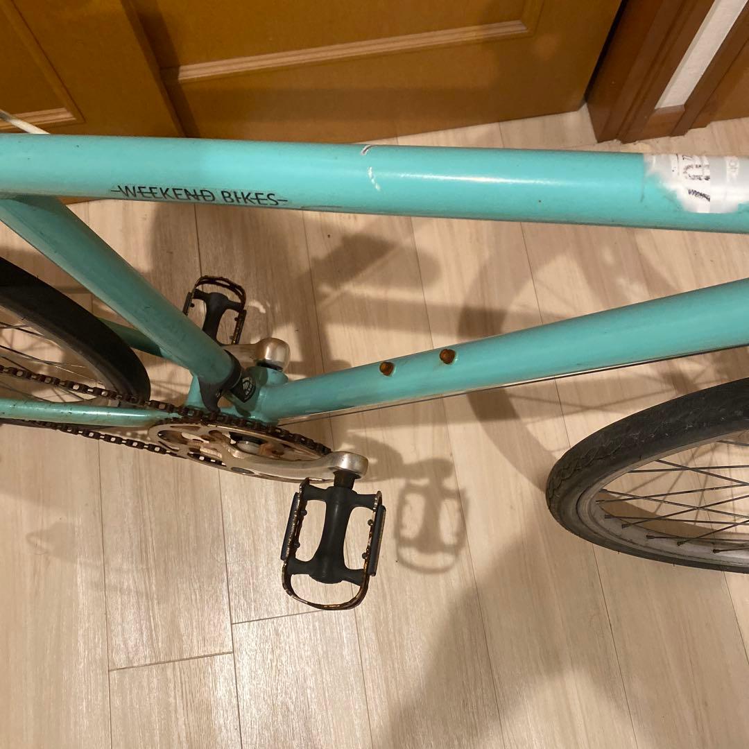 専用にしました水色 クロスバイク 7段変速