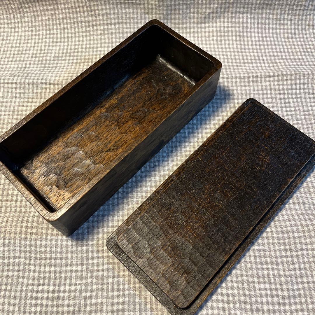 三谷龍二さん　弁当箱　黒漆