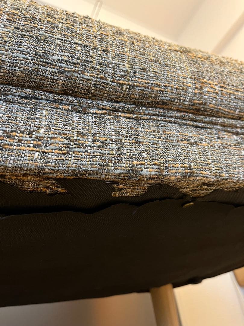 2人がけ　ファブリックソファ