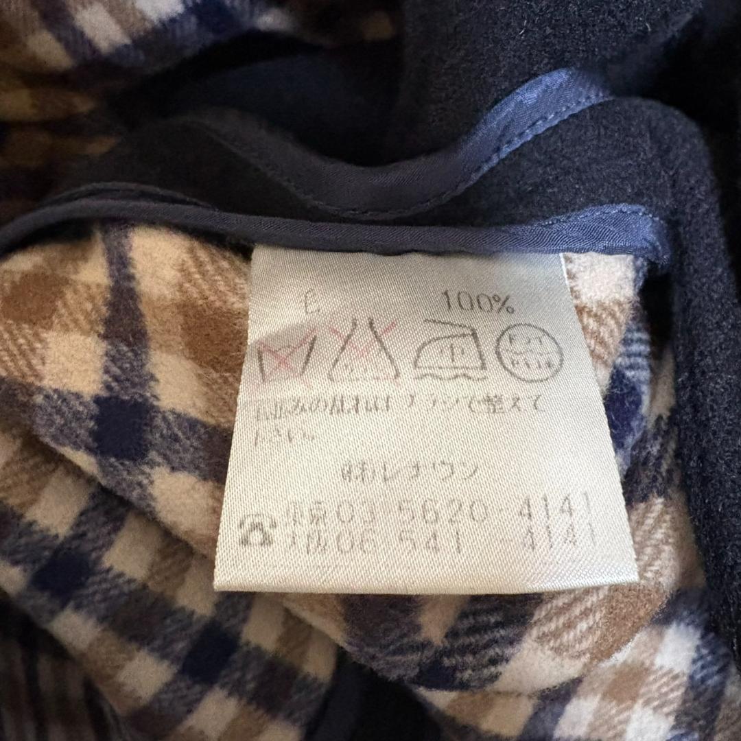 アクアスキュータム ダッフルコート ウール100％ オーバーサイズ