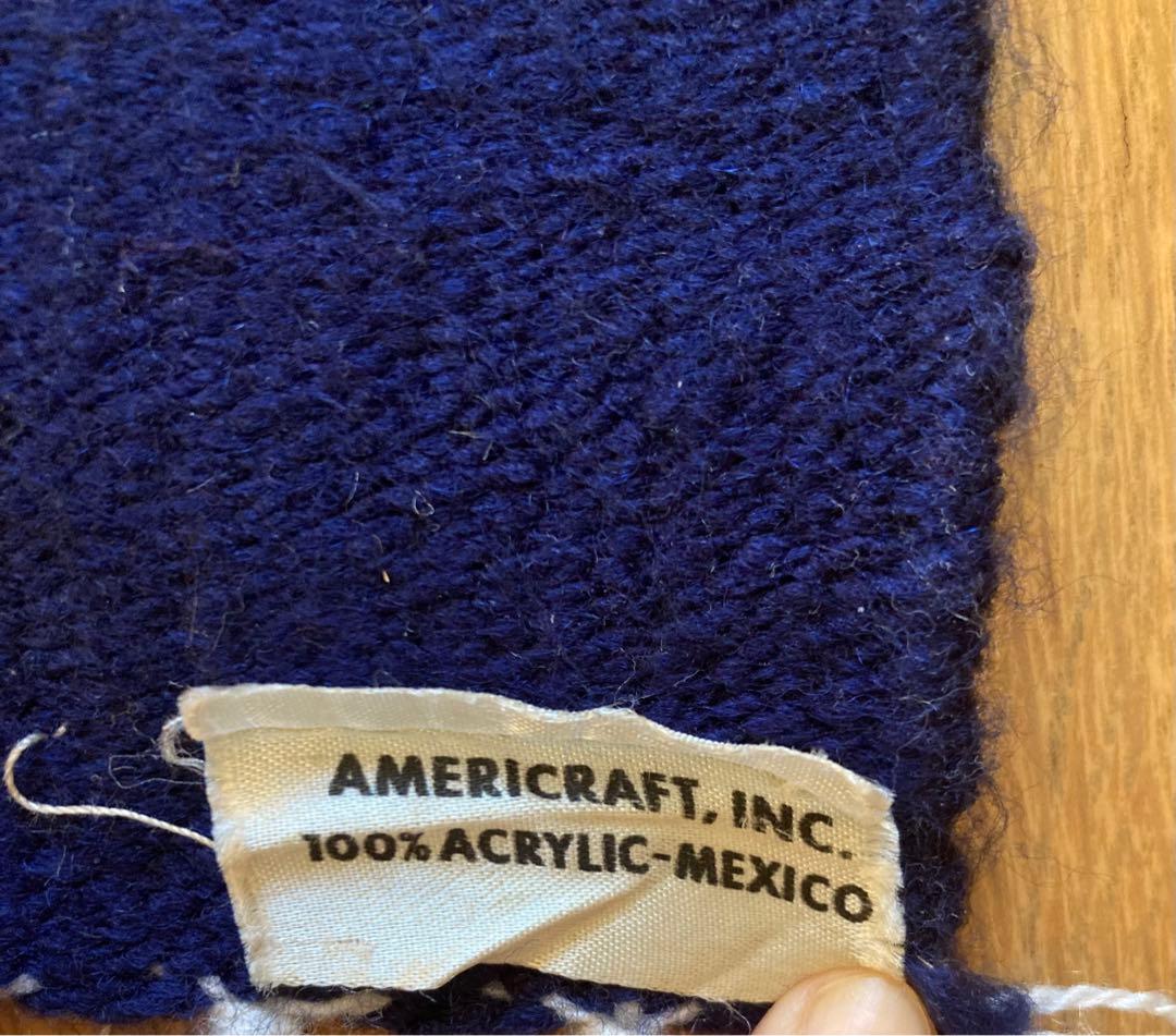 ヴィンテージ アメリカン クラフト メキシコ 手織りタペストリー