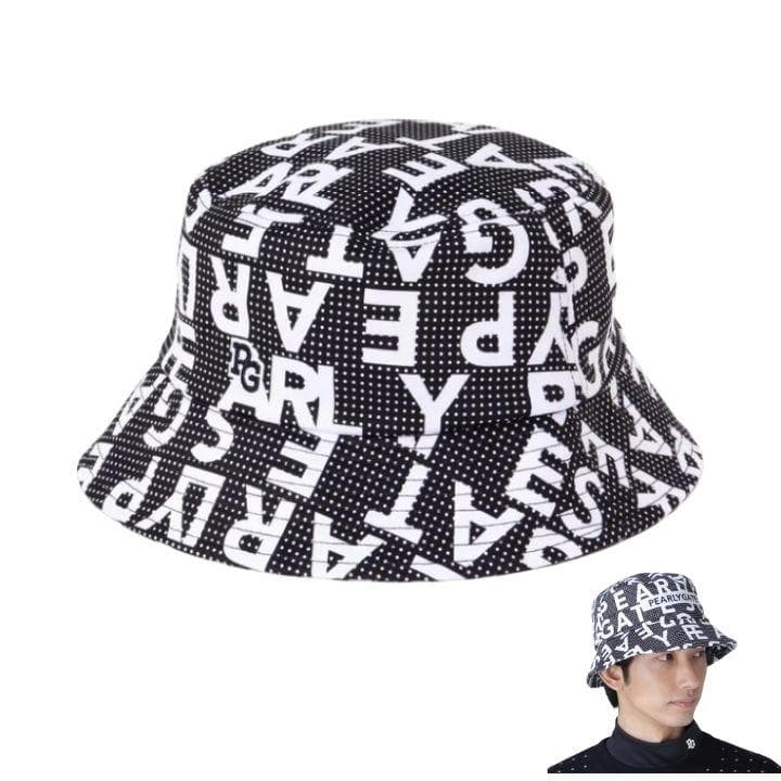 新品タグ付き 正規品 パーリーゲイツ ドットロゴダンボールハット 定価9,350