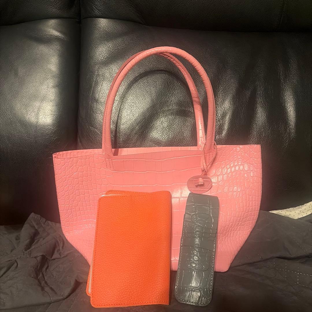 kottyクロコ押しトートバッグ