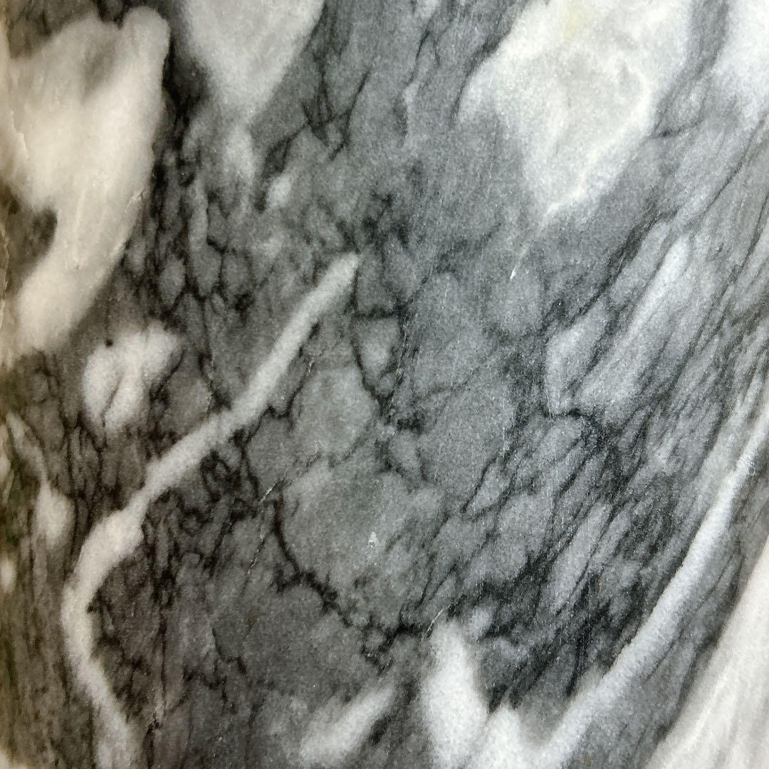 昭和54年製 1979年 大理石 花瓶 壺 山水彫刻 約56cm 14.4kg