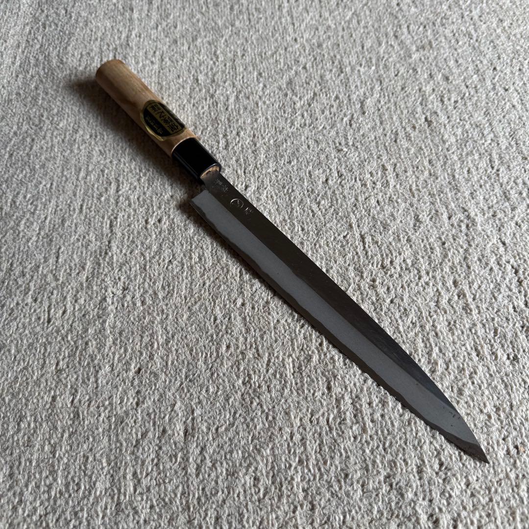 包丁 刺身包丁 柳刃包丁 安来鋼 青二号 高級包丁230mm 刻印あり