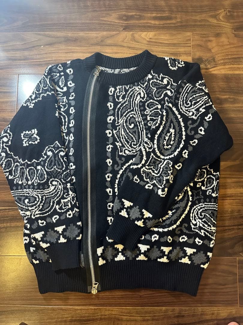 サカイ Bandana Knit Blouson 3