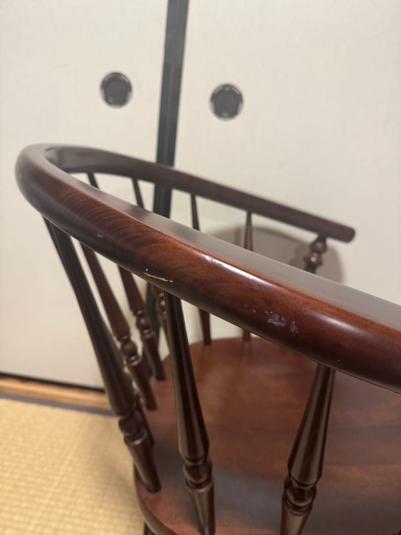 柏木工　かしわ　アームチェア　シングル　椅子　チェア　ラウンジ　ウィンザー