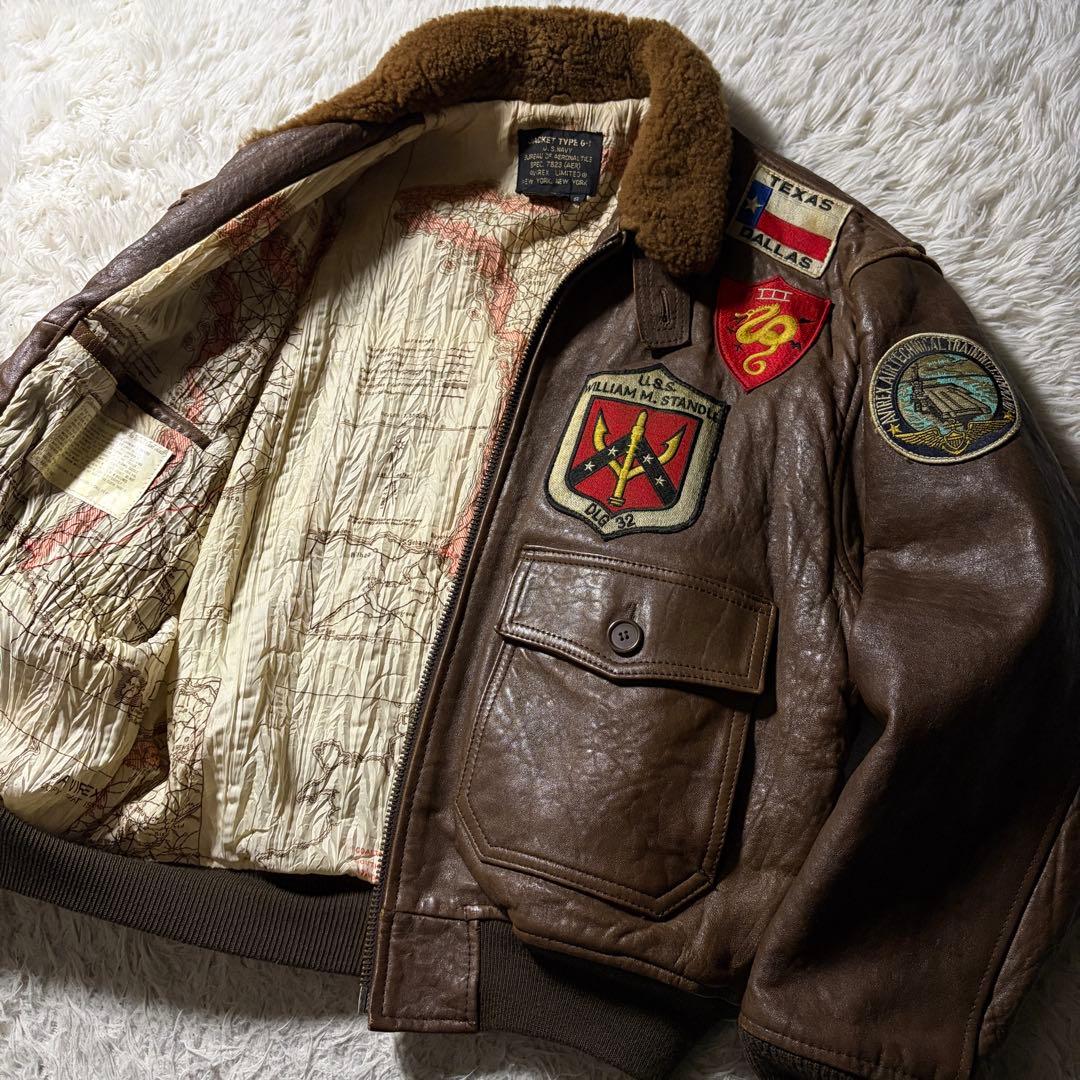 s*d様 【雰囲気抜群】AVIREXフライトジャケット G-1 トップガン　US