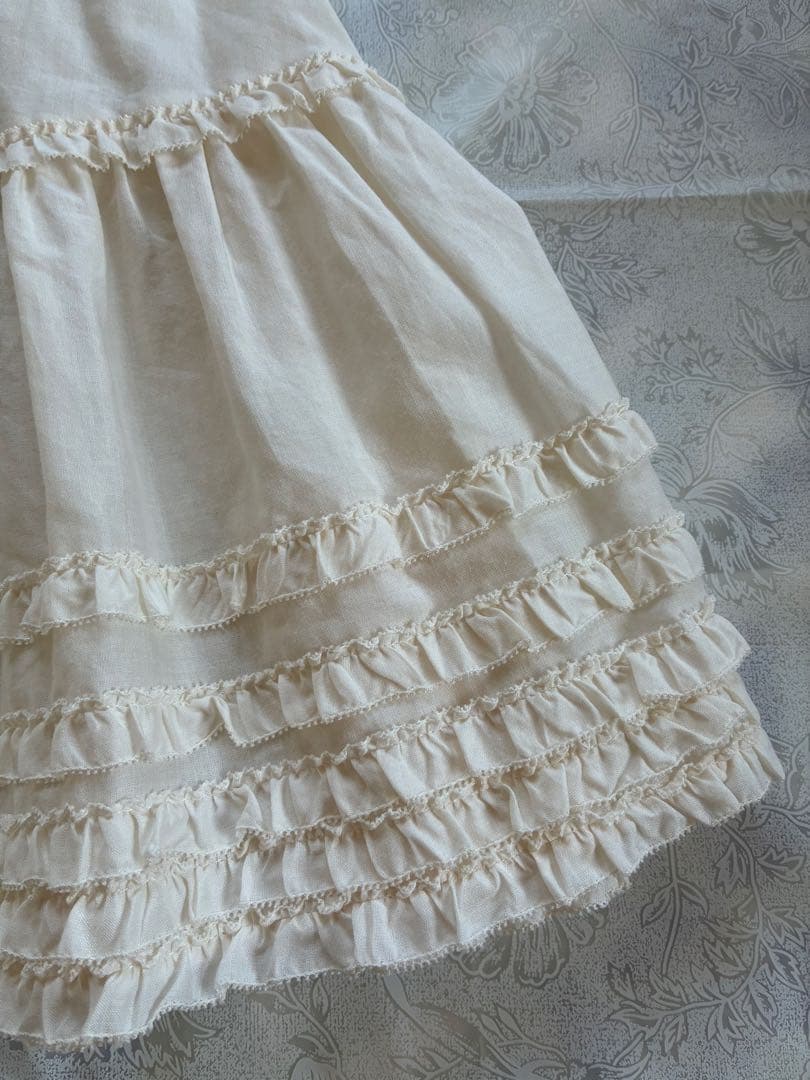 ピンクハウス❤️【未着用】シンプル綿ローンのミディ丈スカート❤️