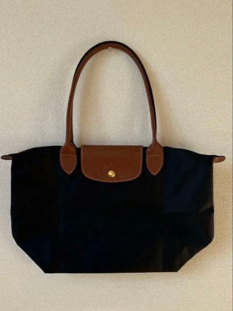 【正規品】ロンシャン ル プリアージュ オリジナルMショルダーバッグブラック