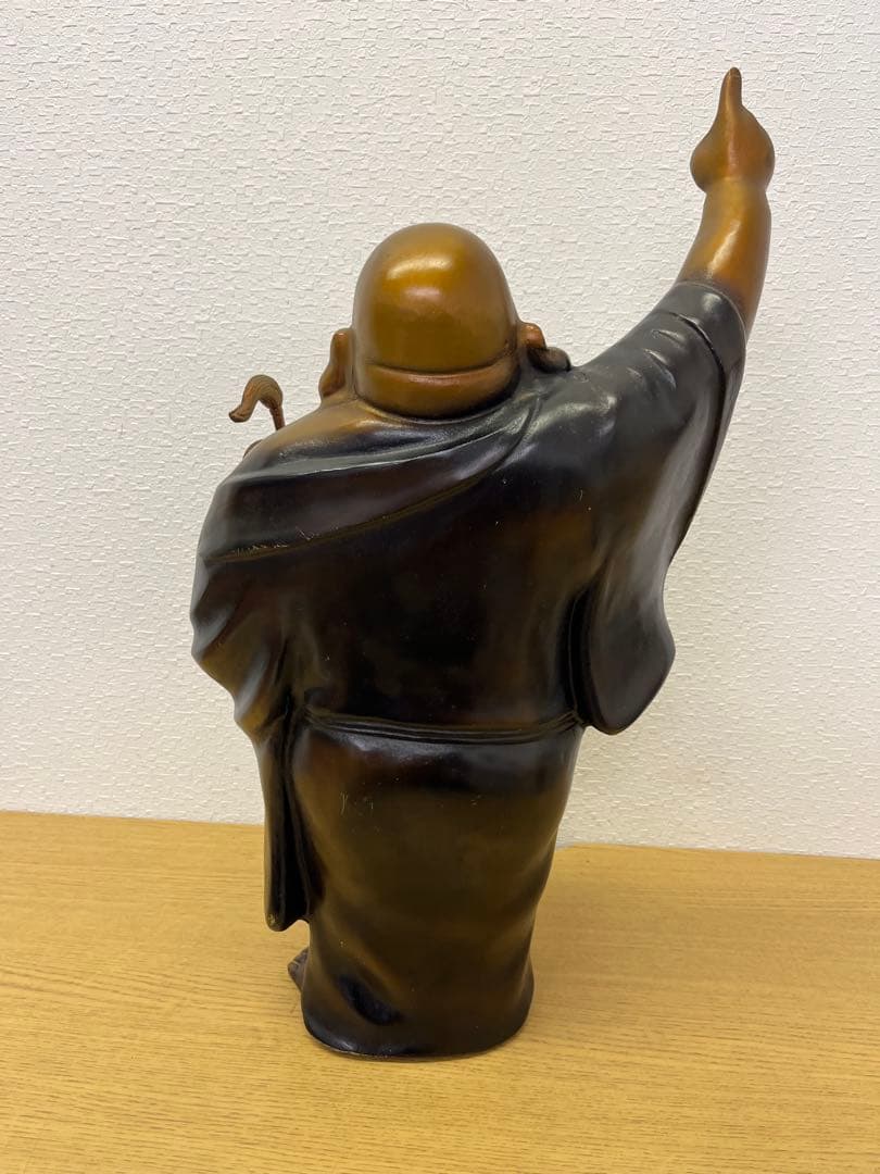 布袋様　置物　ブロンズ製　七福神　縁起物　骨董品