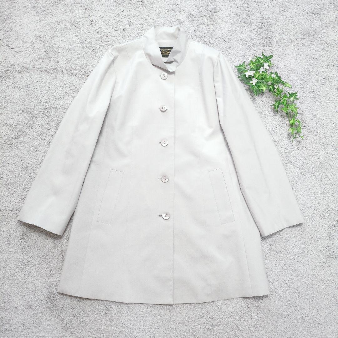 新品未使用品　レリアン　スタンドカラーコート　スプリング　薄手　М　4330