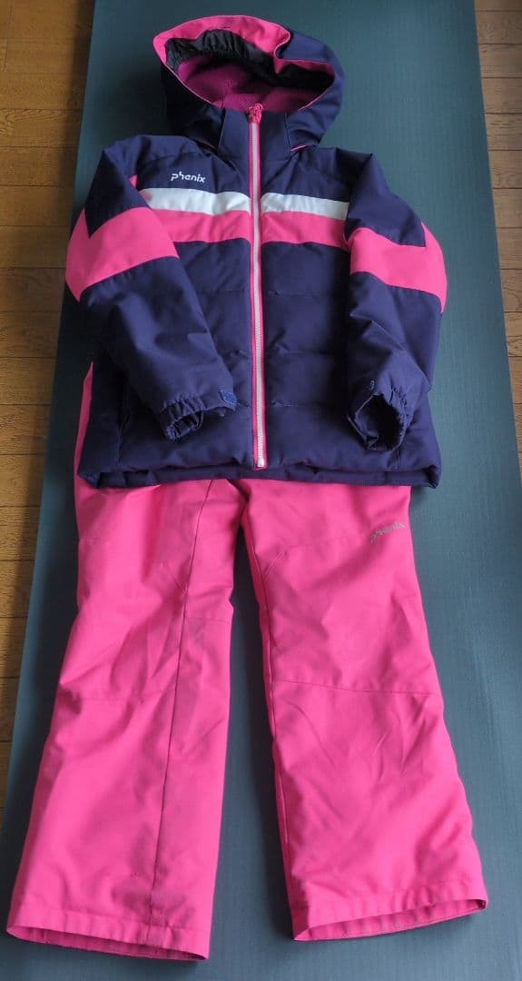 【最終値下】【phenix】子供用スキーウェア アウター上下セット ツーピース