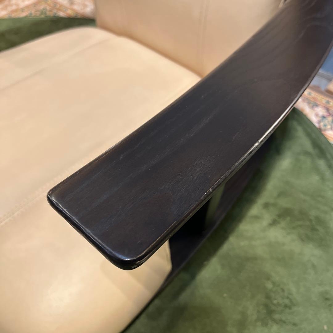 Sale L ４ NAGANO キャスター付き　３６０度回転　　アームチェア