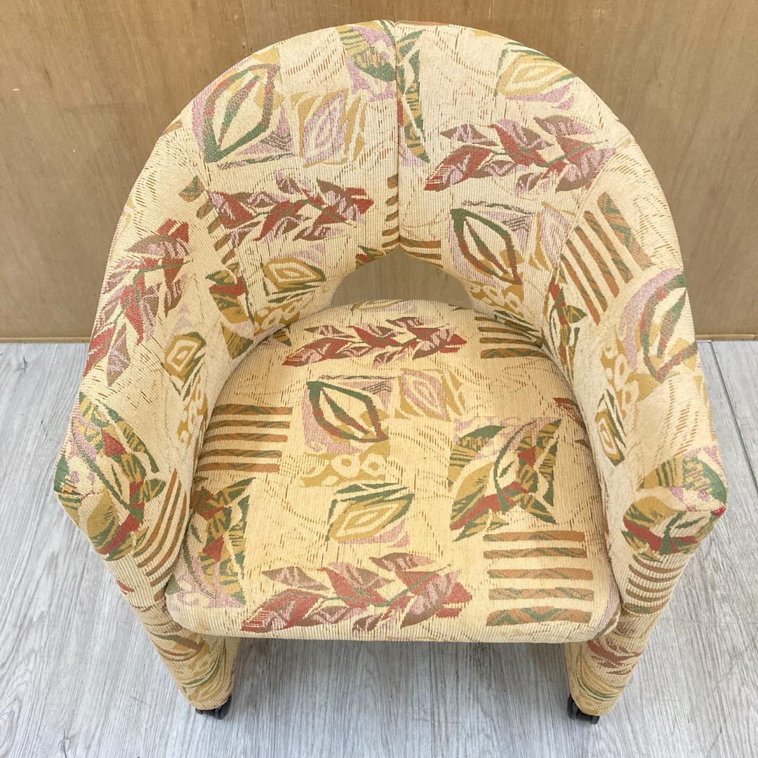 フクラ　ラウンジチェア　ソファ　椅子　アームチェア　キャスター付き　B