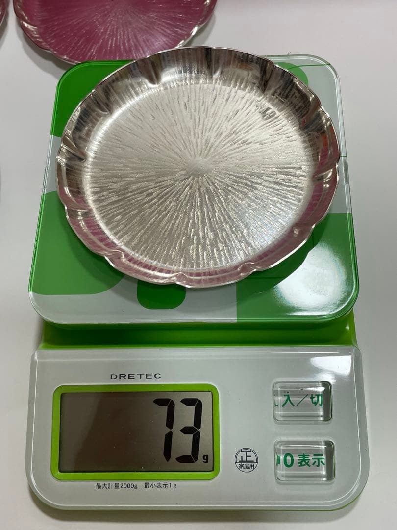 銀製銘々皿　６枚　アンティーク