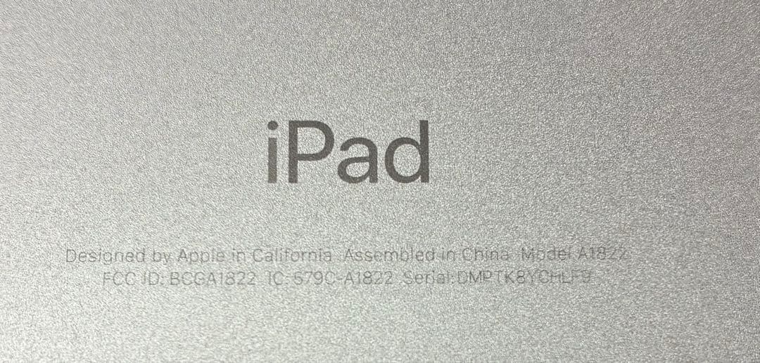 iPad Wi-Fi スペースグレイ バッテリー90% MP2F2J/A