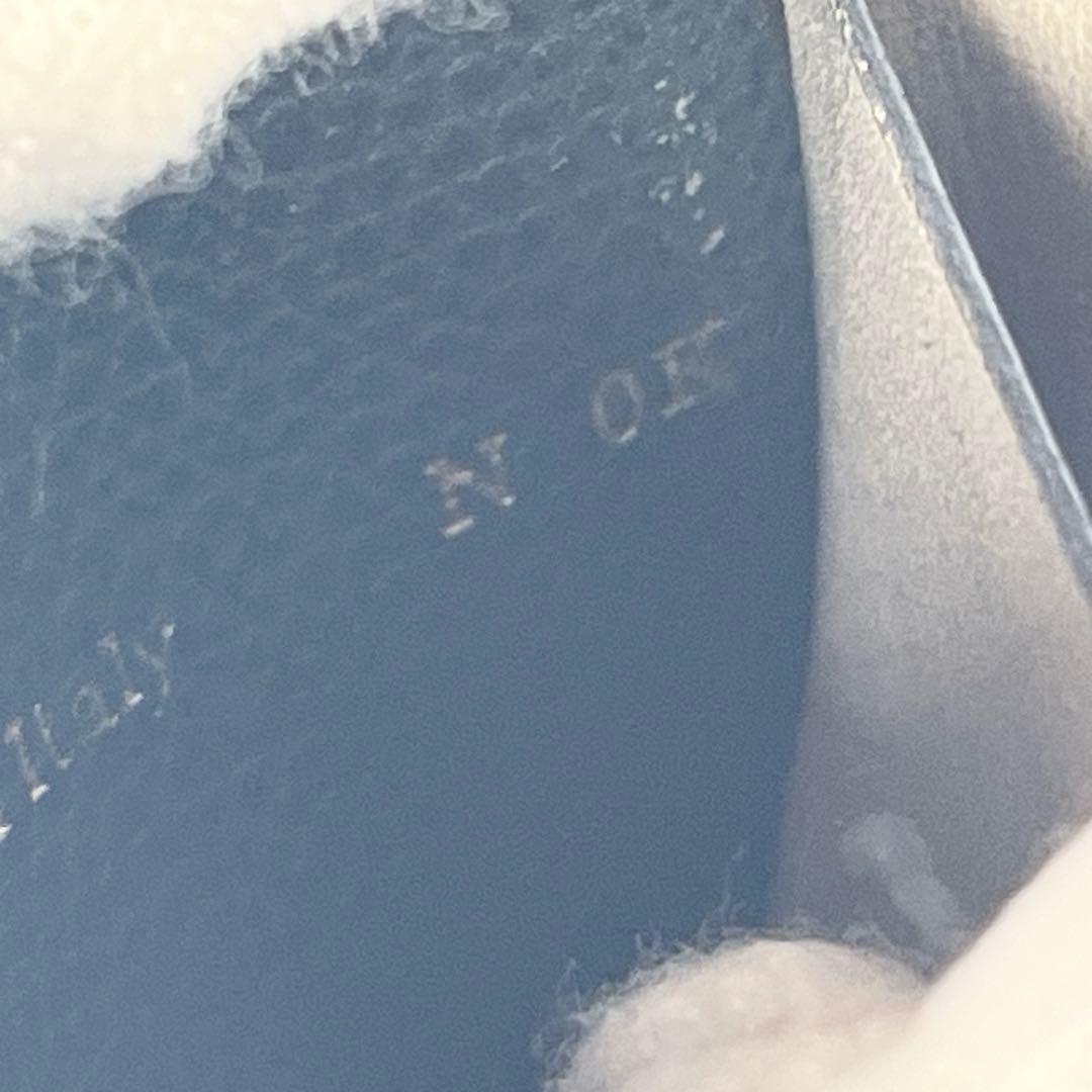 【美品】Valextra ラウンドジップ　ミニウォレット　ケース　グリーン