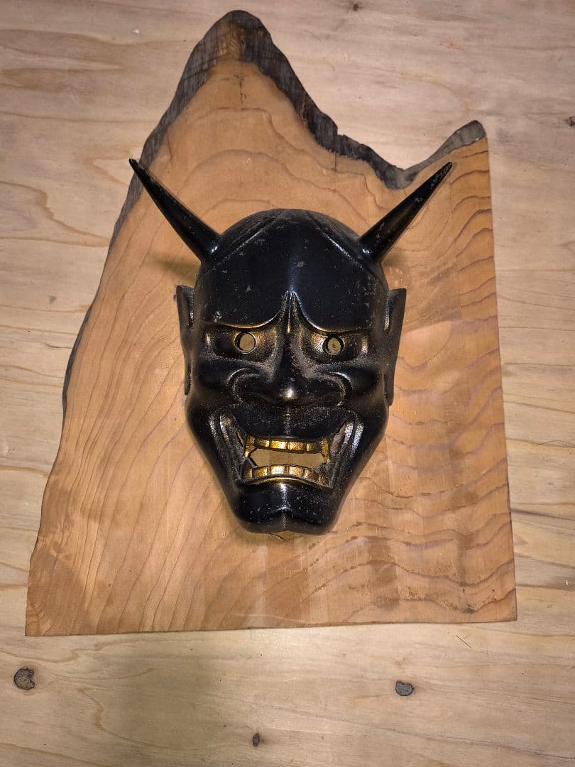 般若　お面　魔除け　オブジェ