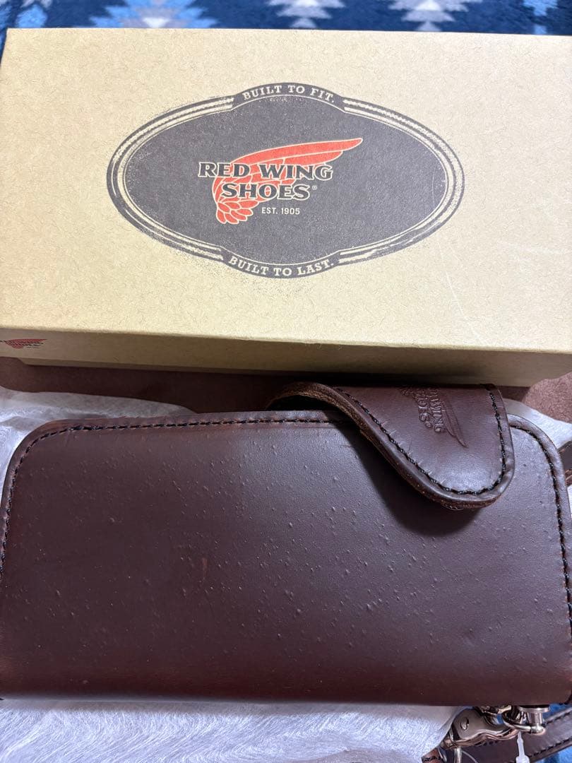 ブラウンレザー長財布