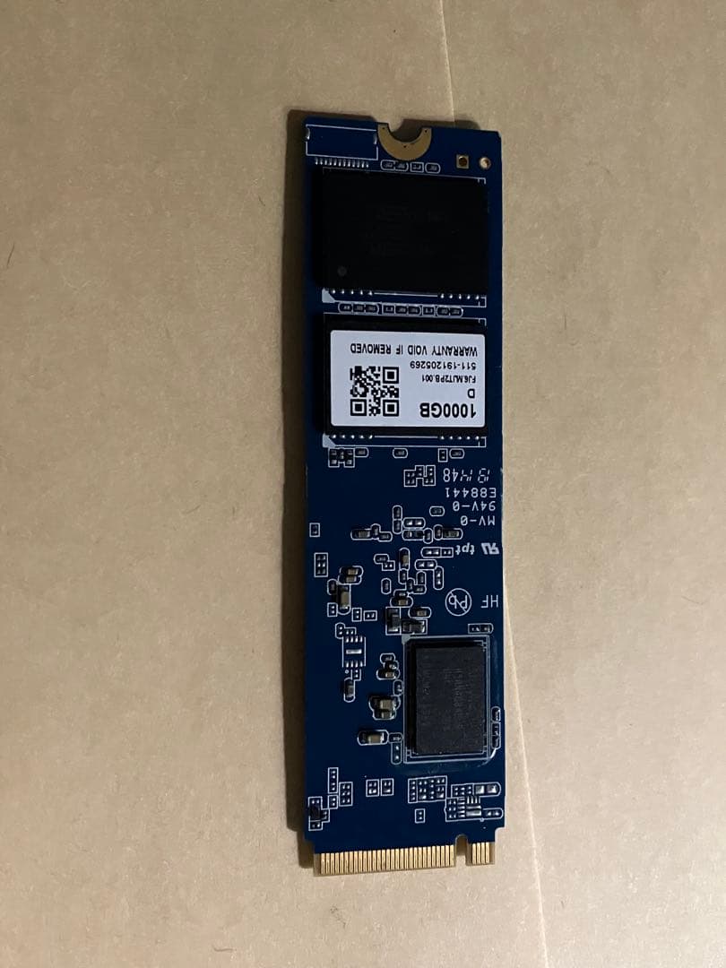 ジャンク　Apacer M.2 gen4 1tb