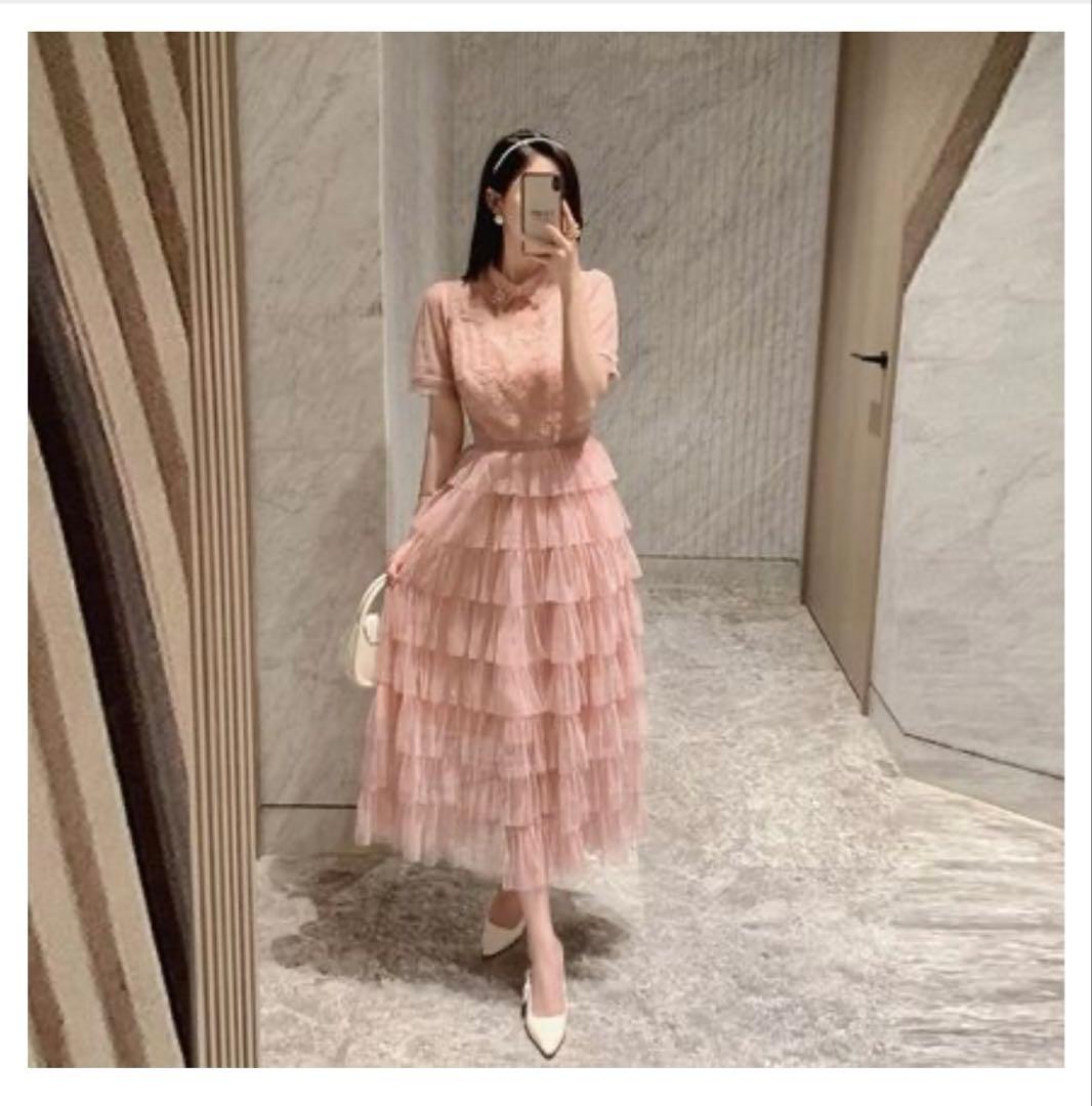 結婚式 同窓会 お呼ばれロングワンピース パーティードレス