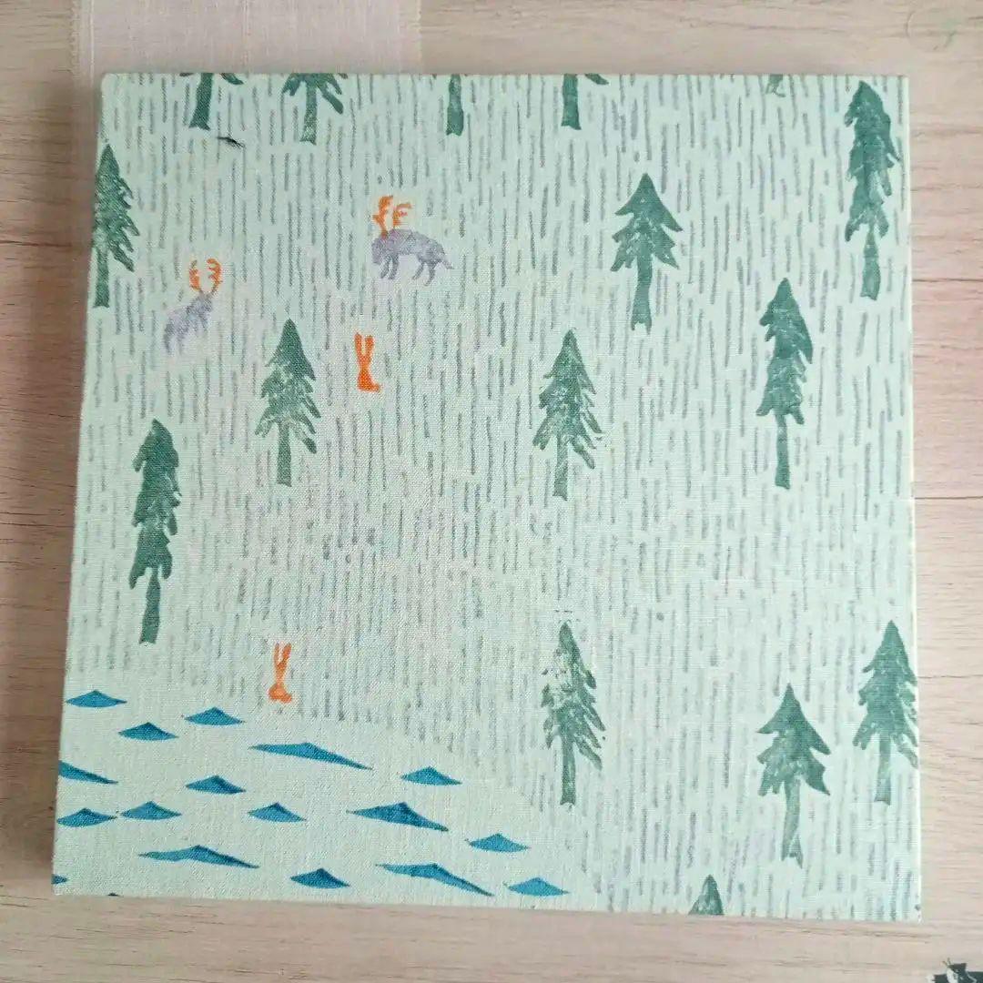 ミナペルホネン one day ファブリックボード (大) ミントブルー