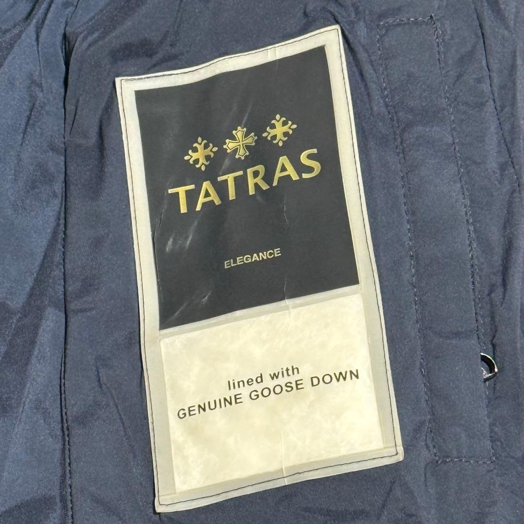 TATRAS タトラス ロング ダウンジャケット Aライン ネイビー 02