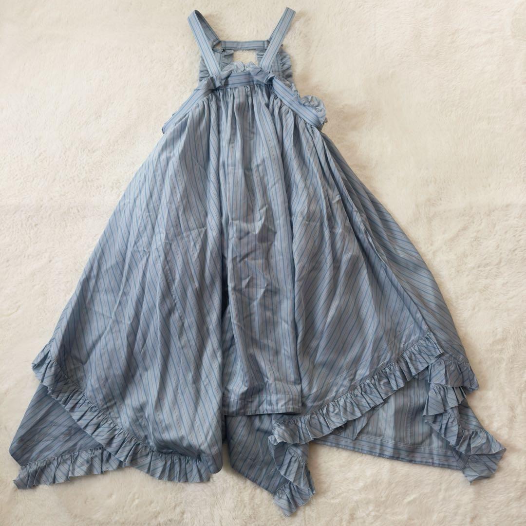 st　noir kei ninomiya ジャンパースカート　ストライプ