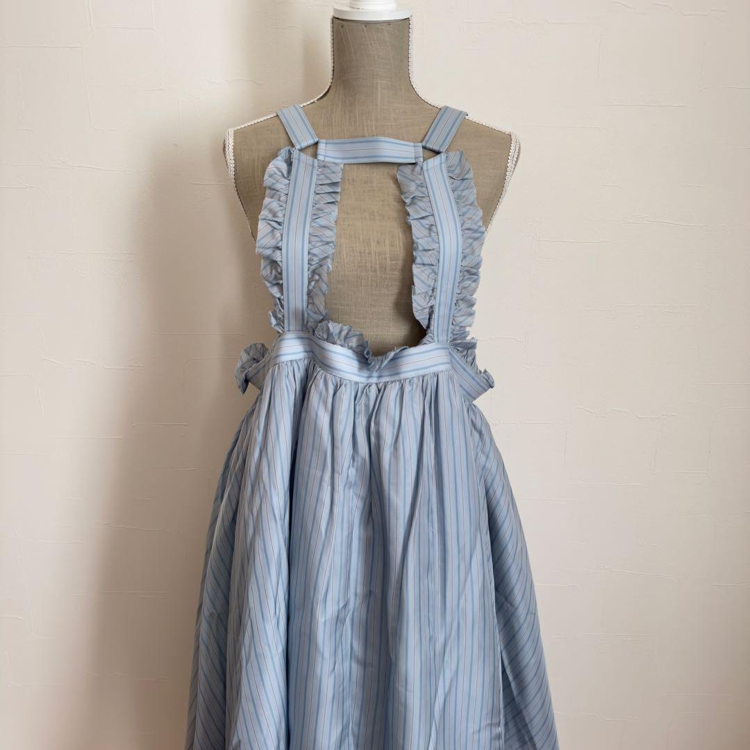 st　noir kei ninomiya ジャンパースカート　ストライプ