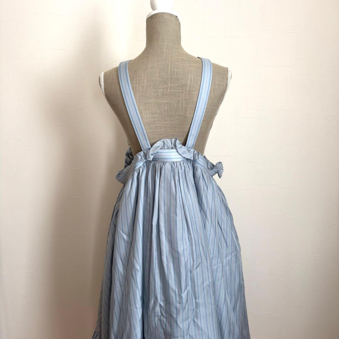 st　noir kei ninomiya ジャンパースカート　ストライプ