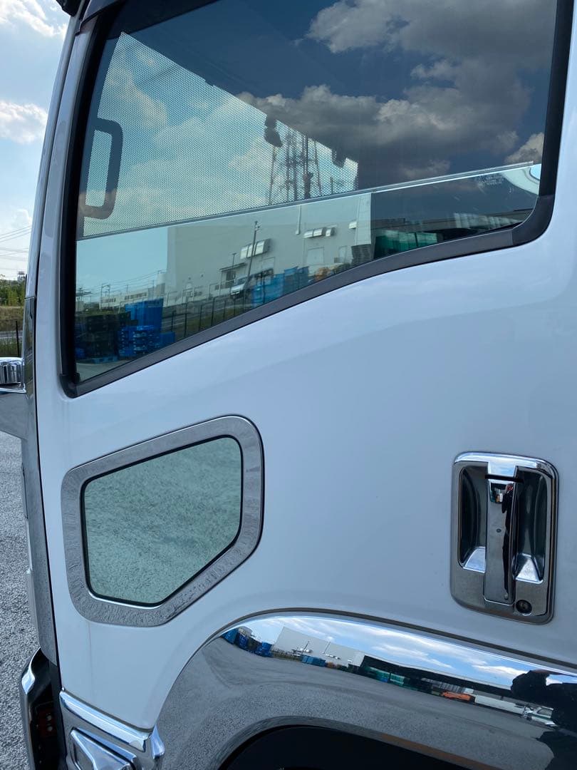 いすゞフォワード ウインドウパネル 鏡面　左右セット