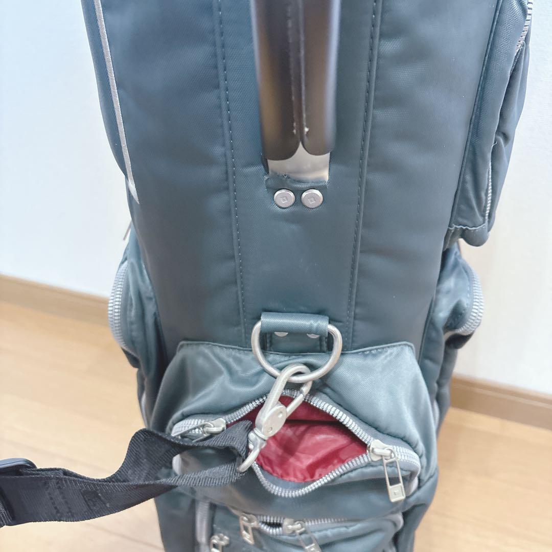 K405 onoff ナイロンツイル ネイビー キャディバッグ