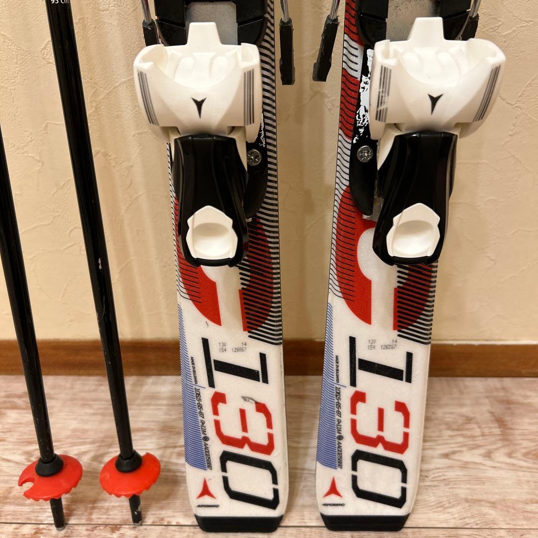 ◾️カービングスキーセット　スキー板130㎝ ブーツ23.5㎝　子供用　ジュニア用