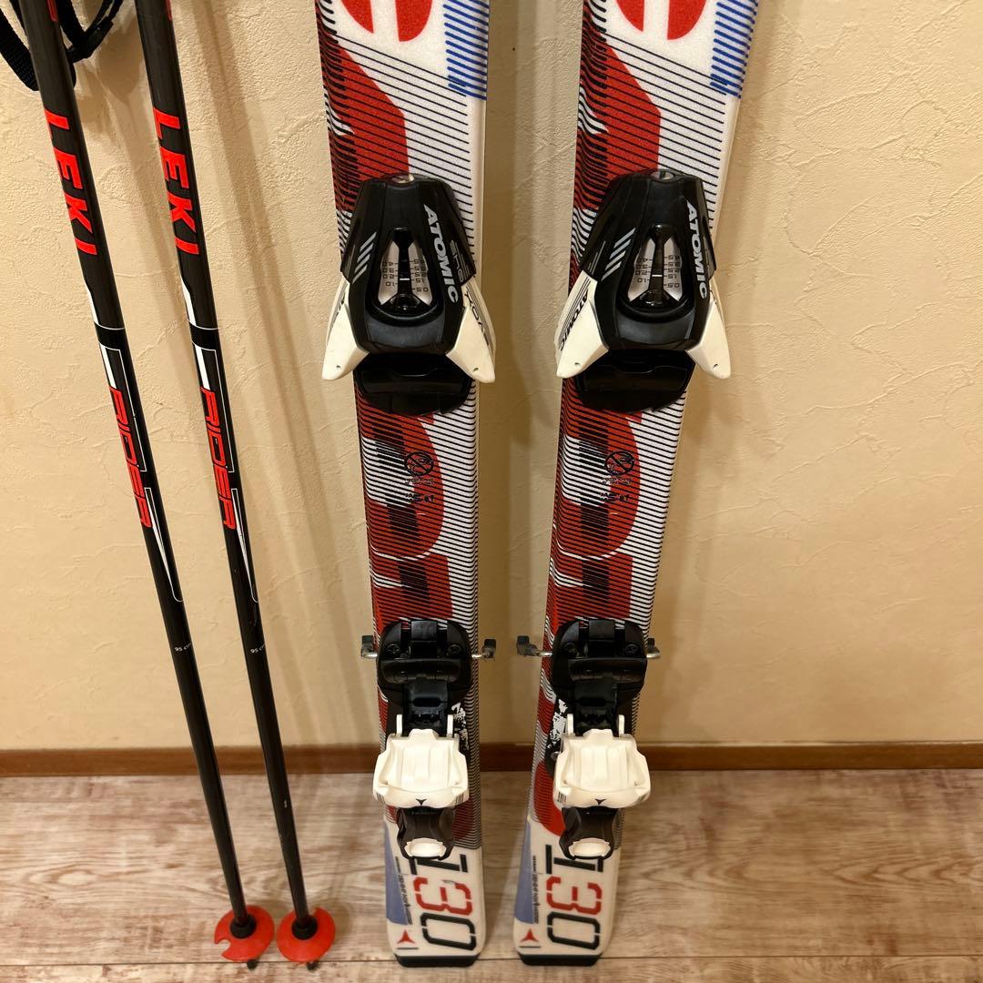 ◾️カービングスキーセット　スキー板130㎝ ブーツ23.5㎝　子供用　ジュニア用