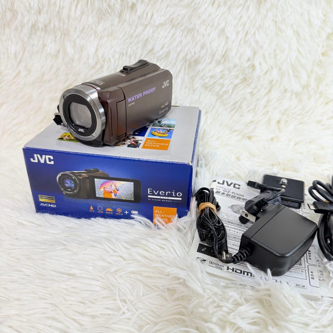 美品 エブリオ　JVC gz-r300-t ハイビジョンメモリームービー