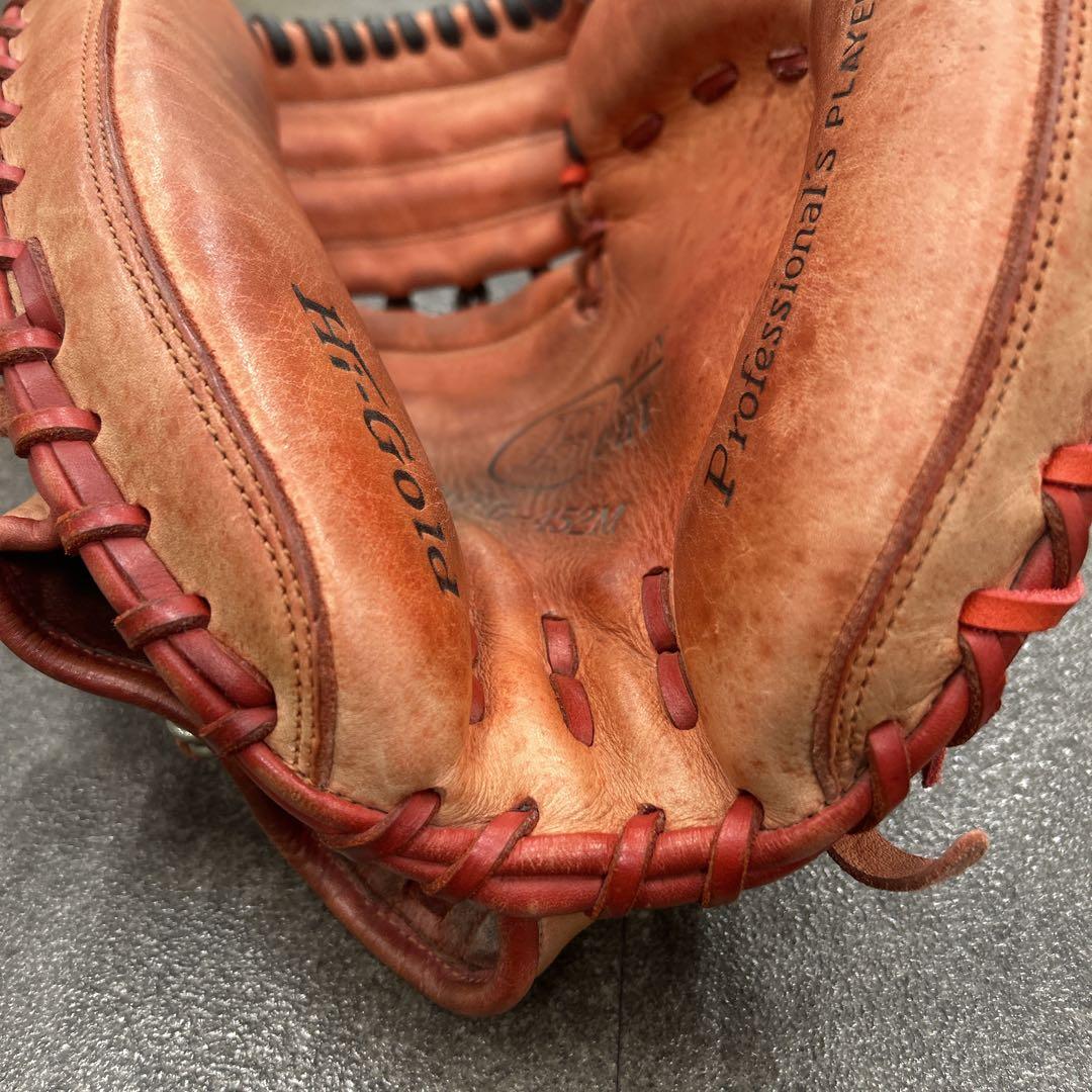 【美品】Hi-Gold ハイゴールド　軟式野球　キャッチャーミット　Hワッペン