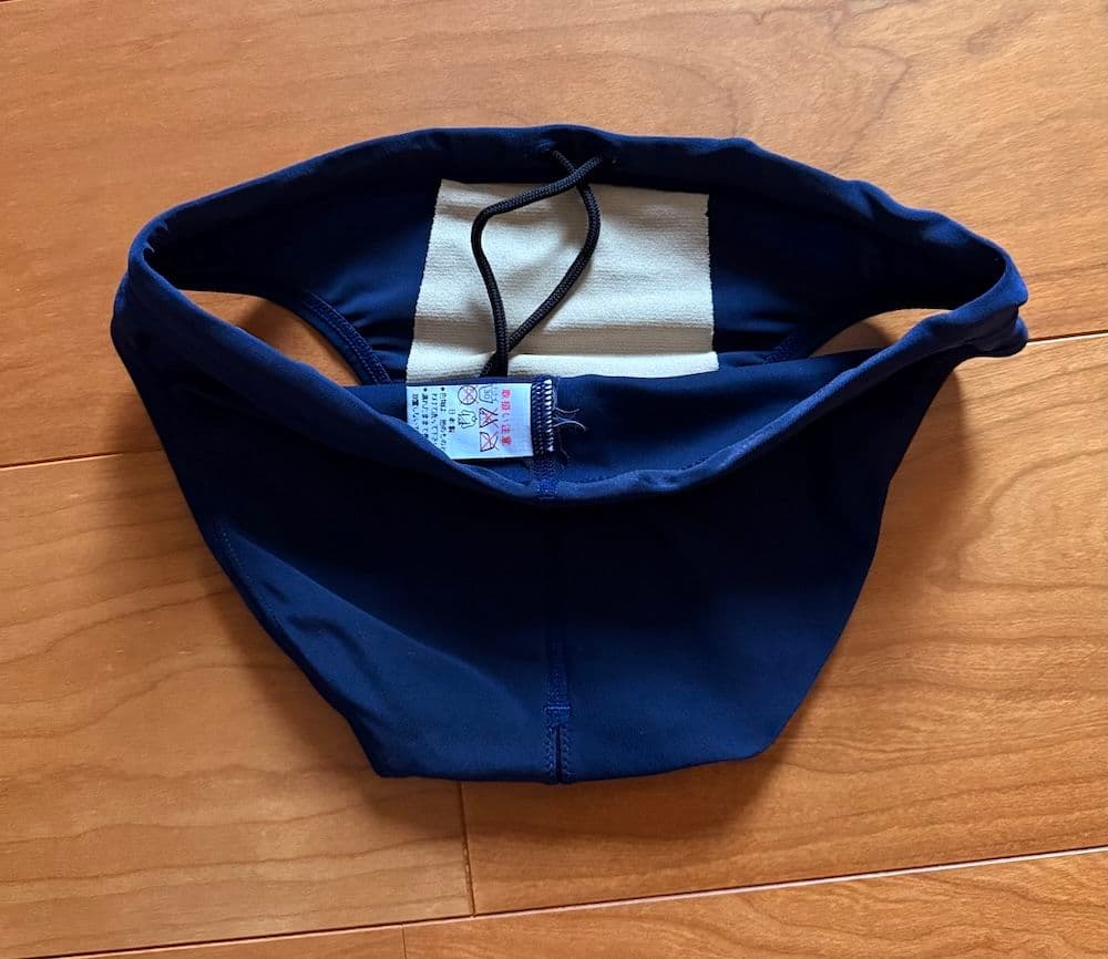 【美品】asics　水がはじけるP2　ネイビー　Mサイズ　ライフセーバー　競パン