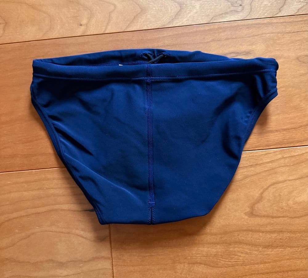 【美品】asics　水がはじけるP2　ネイビー　Mサイズ　ライフセーバー　競パン