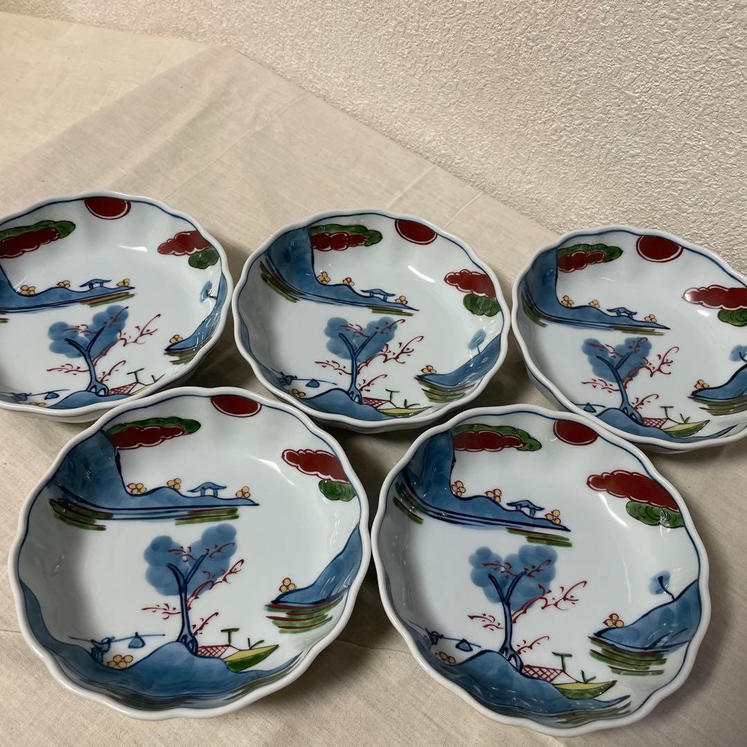 ⑮ 源右衛門　菊割取皿