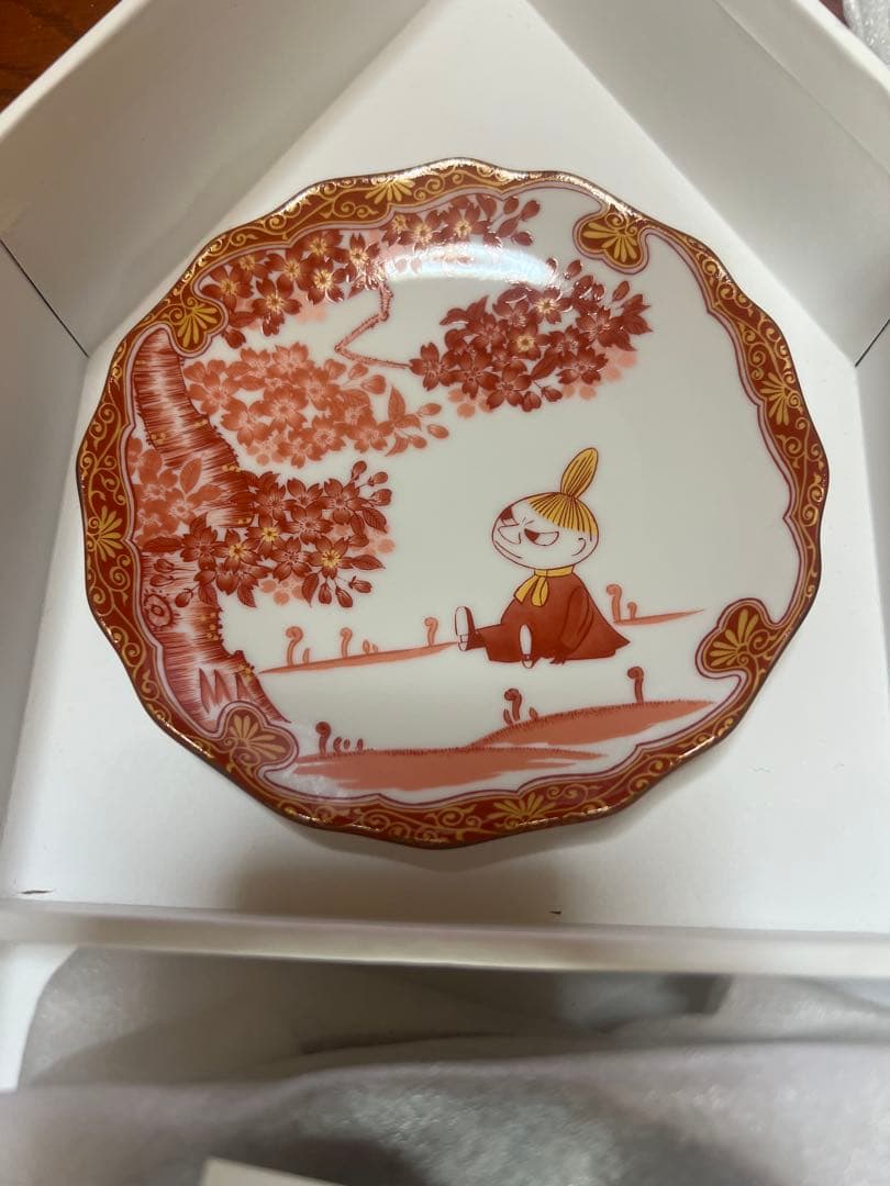 ムーミン 小皿 5枚セット アマブロ　九谷焼