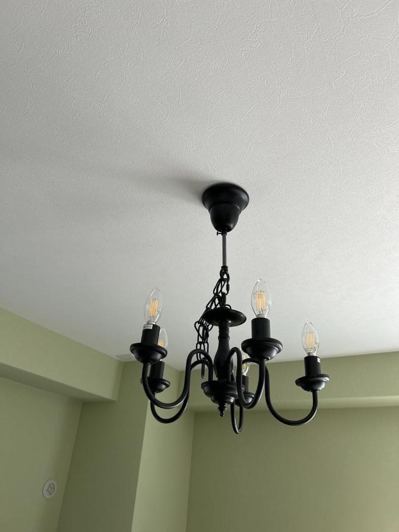 Chende シャンデリア レトロ 5灯 照明 LED 対応 インテリア照明 a