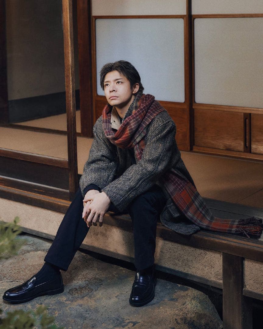 BANANA REPUBLIC チェックマフラー