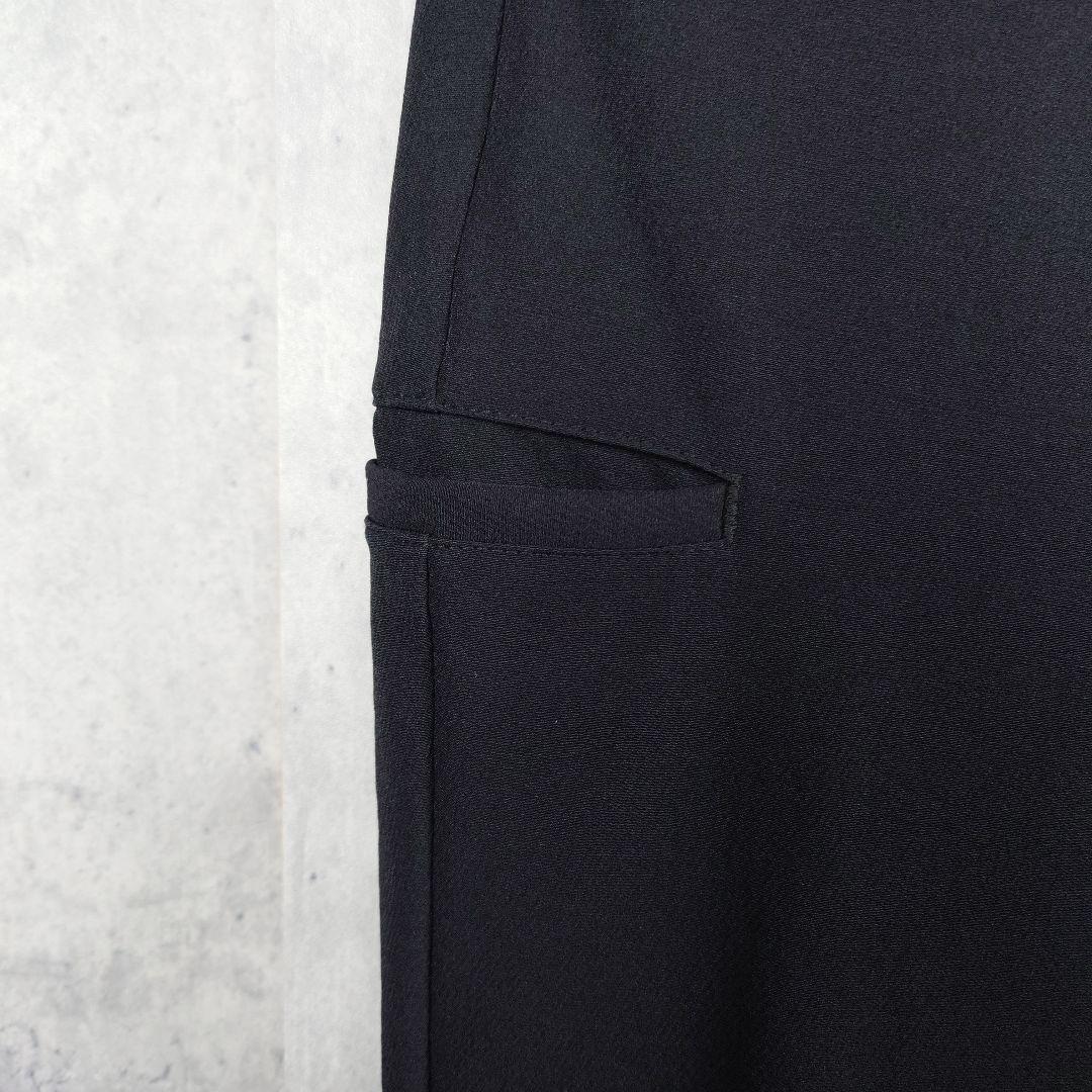 テーパード ストレッチパンツ MTXIX 田中将大 ボックスロゴ サイズS　黒