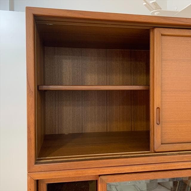 70sヴィンテージジャパンチークカップボード（食器棚）