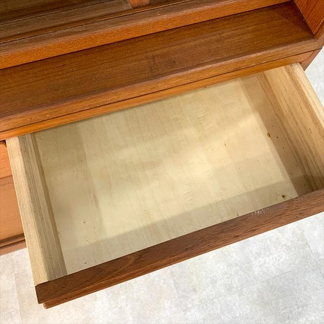 70sヴィンテージジャパンチークカップボード（食器棚）