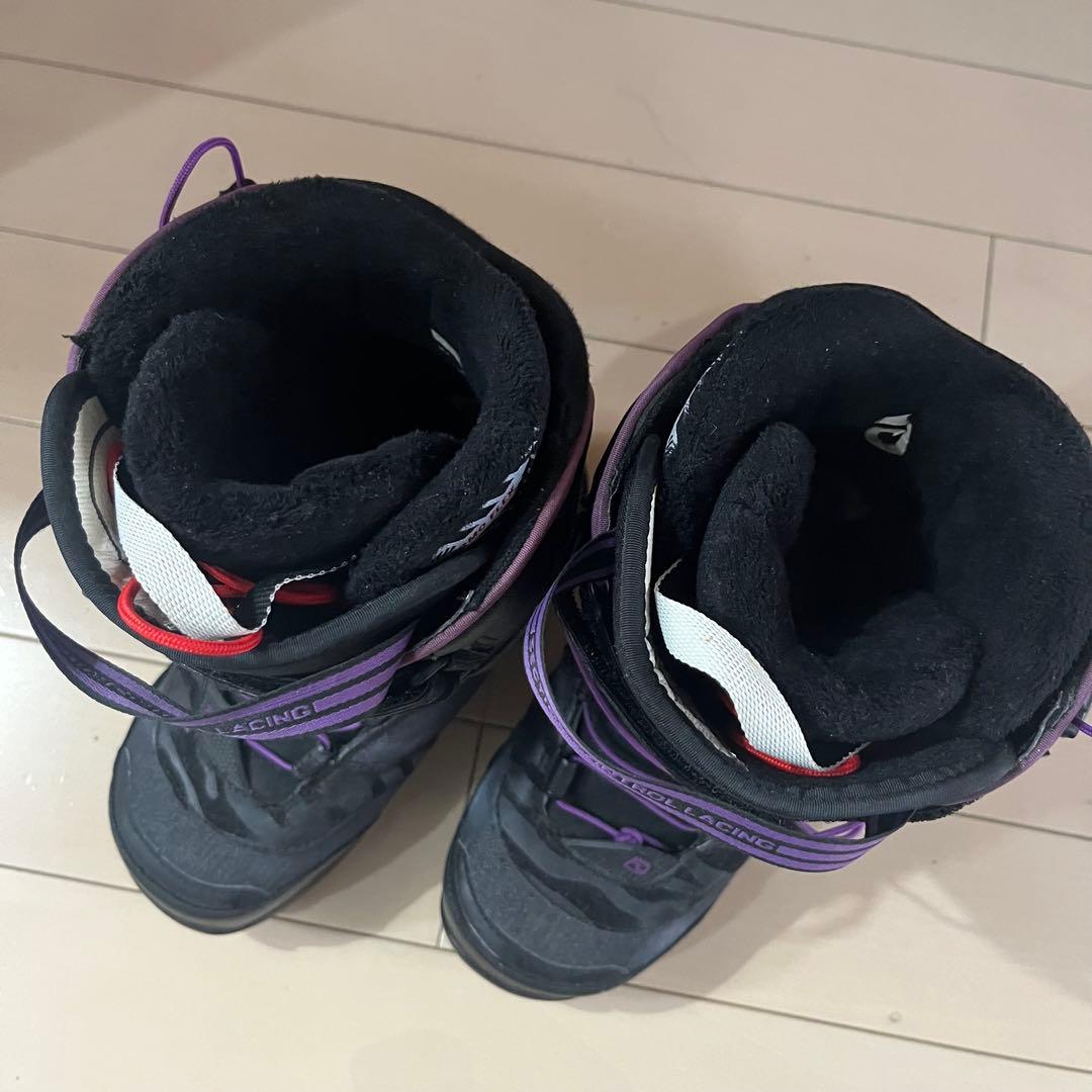 美品 DEELUXE ディーラックス スノーボードブーツ 23.5