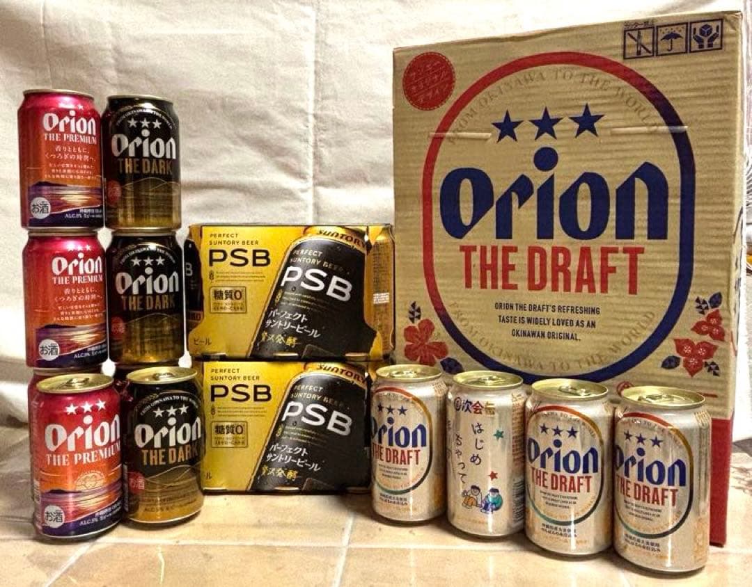 Orionビール36缶＆サントリーパーフェクトビール12缶