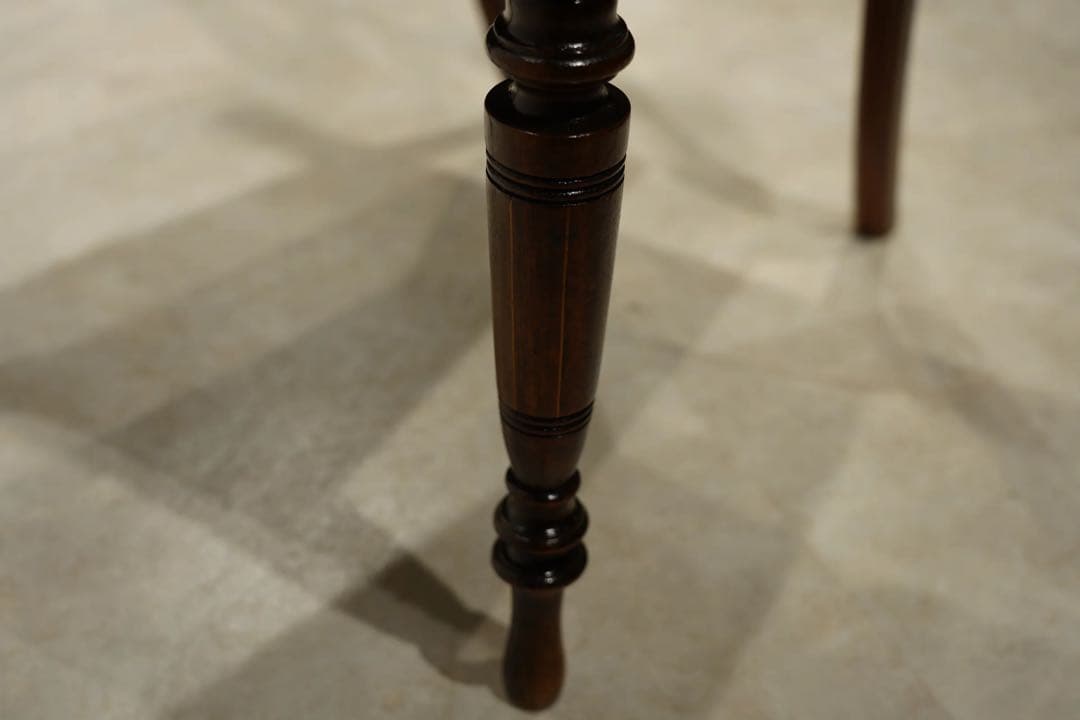 ルイ16世様式　サロンチェア　椅子　象嵌　フランス　アンティーク