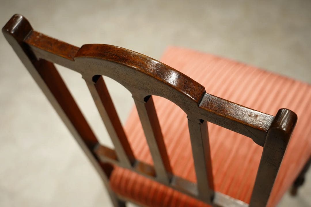 ルイ16世様式　サロンチェア　椅子　象嵌　フランス　アンティーク